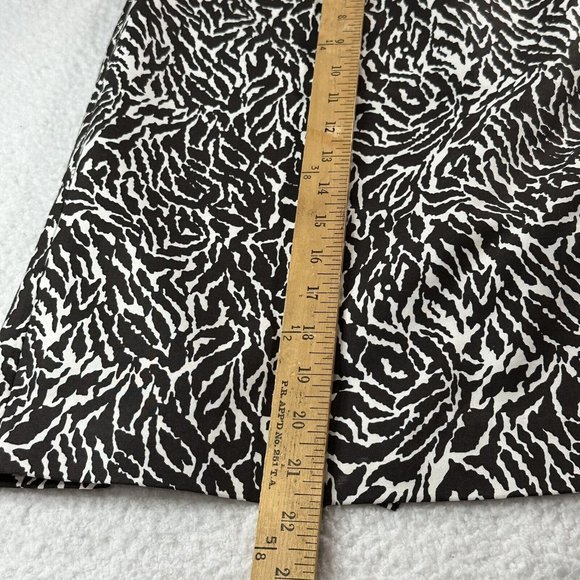 Ann Taylor Loft Women's Short Pencil Zip Back Lined Skirt Size 8 Brown EUC - Picture 6 of 8